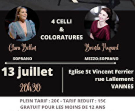 Celli et coloratures Vannes 2024
