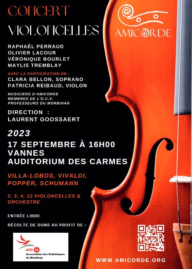 Concert caritatif Vannes 17 septembre 2023